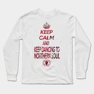 Keep calm Northern soul in Tartan Long Sleeve T-Shirt